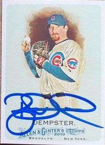 SOLD 140056 Ryan Dempster Autographed 2010 Topps Allen & Ginter #258
