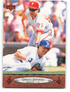 1996 Upper Deck #170 Gregg Jefferies VG Philadelphia Phillies 