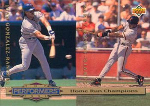 1994 Collector's Choice #313 Juan Gonzalez/Barry Bonds TP VG Texas Rangers/San Francisco Giants 