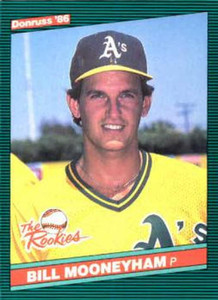 1986 Donruss Rookies #50 Bill Mooneyham NM-MT RC Rookie Oakland Athletics 