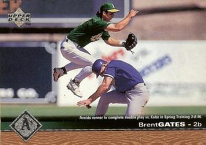 1997 Upper Deck #448 Brent Gates NM-MT Oakland Athletics 
