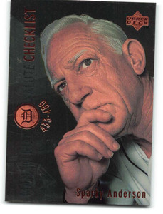 SOLD 44069 1996 Upper Deck #480 Sparky Anderson CL VG Detroit Tigers 