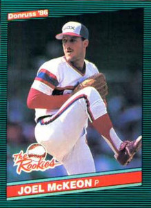 1986 Donruss Rookies #55 Joel McKeon NM-MT RC Rookie Chicago White Sox 
