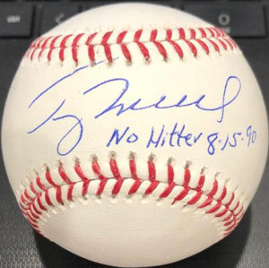 Terry Mulholland Autographed ROMLB Baseball No Hitter 8-15-90 Terry Mulholland Autographed ROMLB Baseball No Hitter 8-15-90