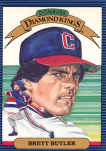 1986 Donruss #12 Brett Butler DK NM-MT Cleveland Indians 