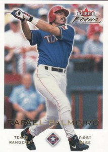 2001 Fleer Focus #36 Rafael Palmeiro NM-MT Texas Rangers 