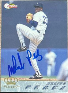 Melido Perez Autographed 1994 Pacific #435