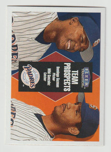 2000 Fleer Tradition #30 Domingo Guzman/Wiki Gonzalez NM/MT RC Rookie San Diego Padres 