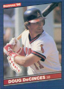 1986 Donruss #57 Doug DeCinces NM-MT California Angels 