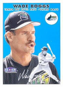 2000 Fleer Tradition #150 Wade Boggs NM/MT 