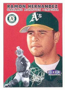 2000 Fleer Tradition #151 Ramon Hernandez NM/MT Oakland Athletics 