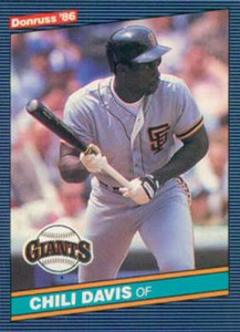 1986 Donruss #65 Chili Davis NM-MT San Francisco Giants 