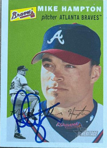 Mike Hampton Autographed 2003 Topps Heritage #299