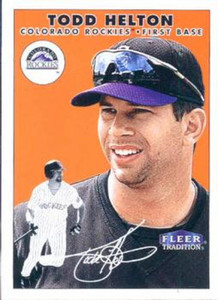 2000 Fleer Tradition #175 Todd Helton NM/MT Colorado Rockies 