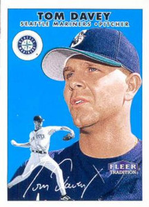 SOLD 145799 2000 Fleer Tradition #182 Tom Davey NM/MT Seattle Mariners 