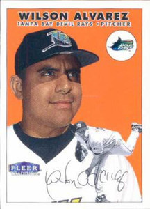 2000 Fleer Tradition #225 Wilson Alvarez NM/MT Tampa Bay Devil Rays 