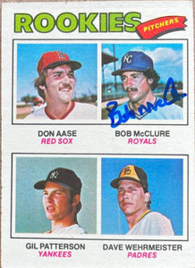 Bob McClure Autographed 1977 Topps #472