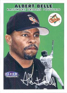 2000 Fleer Tradition #258 Albert Belle NM/MT Baltimore Orioles 