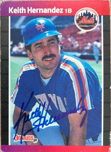 Keith Hernandez Autographed 1989 Donruss #117