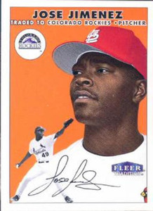 2000 Fleer Tradition #347 Jose Jimenez NM/MT 