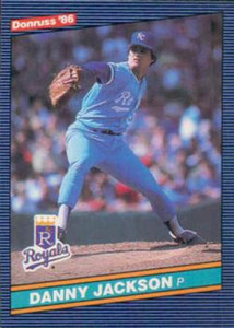 1986 Donruss #95 Danny Jackson NM-MT Kansas City Royals 