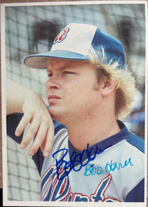 Bob Horner Autographed 1980 Topps Superstar Photos #27