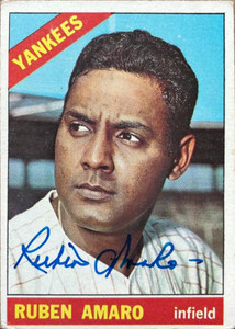 Ruben Amaro Autographed 1966 Topps #186