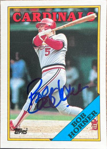 Bob Horner Autographed 1988 Topps Traded #50T 