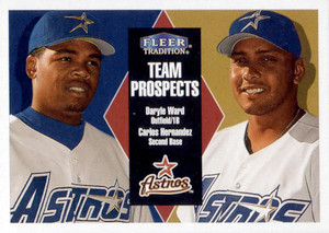 2000 Fleer Tradition #370 Carlos Hernandez/Daryle Ward NM/MT Houston Astros 