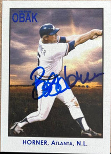 Bob Horner Autographed 2010 Tristar Obak #32