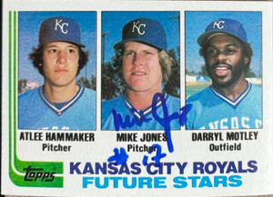 Mike Jones Autographed 1982 Topps #471 Rookie Card Mike Jones Autographed 1982 Topps #471 Rookie Card