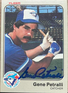 Geno Petralli Autographed 1983 Fleer #439