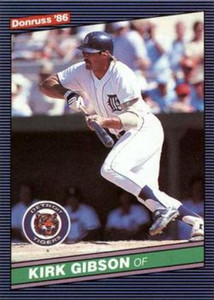 1986 Donruss #125 Kirk Gibson NM-MT Detroit Tigers 