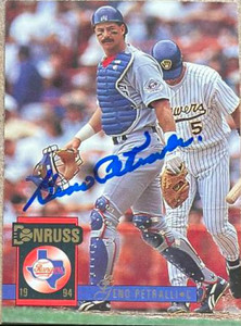 Geno Petralli Autographed 1994 Donruss #247