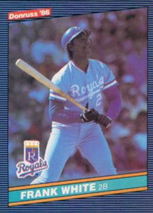 1986 Donruss #130 Frank White NM-MT Kansas City Royals 