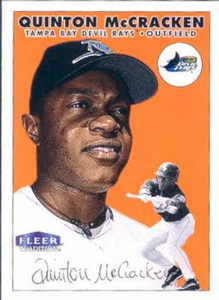2000 Fleer Tradition #431 Quinton McCracken NM/MT Tampa Bay Devil Rays 