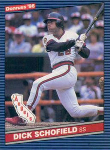 1986 Donruss #133 Dick Schofield NM-MT California Angels 