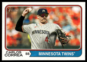 2023 Topps Heritage High Number #548 Carlos Correa NM-MT Minnesota Twins 