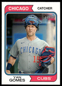 2023 Topps Heritage High Number #605 Yan Gomes NM-MT Chicago Cubs 