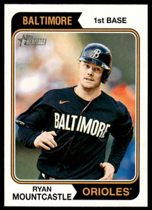 2023 Topps Heritage High Number #670 Ryan Mountcastle NM-MT Baltimore Orioles 