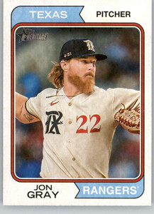2023 Topps Heritage High Number #706 Jon Gray NM-MT SP Texas Rangers 