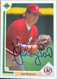 Joe Magrane Autographed 1991 Upper Deck #465
