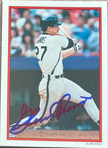 Glenn Davis Autographed 1990 Topps - 1990 All-Star Set Collector's Edition (Glossy Send-Ins) #3 Glenn Davis Autographed 1990 Topps - 1990 All-Star Set Collector's Edition (Glossy Send-Ins) #3