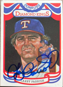Larry Parrish Autographed 1984 Donruss #21 Diamond Kings 