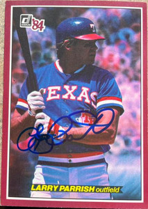 Larry Parrish Autographed 1984 Donruss Action All-Stars #42