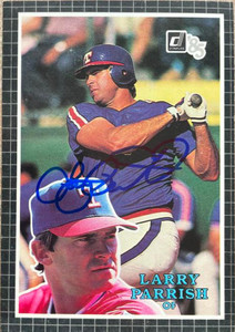 Larry Parrish Autographed 1985 Donruss Action All-Stars #29