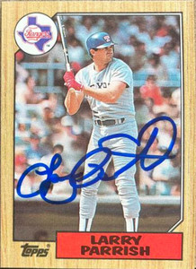 Larry Parrish Autographed 1987 Topps #629