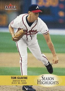 2000 Fleer Tradition Update #6 Tom Glavine SH NM-MT Atlanta Braves 