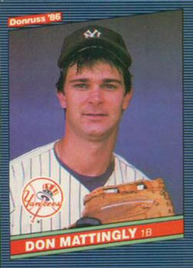 1986 Donruss #173 Don Mattingly NM-MT New York Yankees 