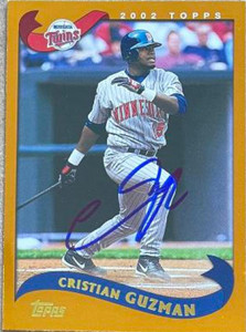 Cristian Guzman Autographed 2002 Topps #22